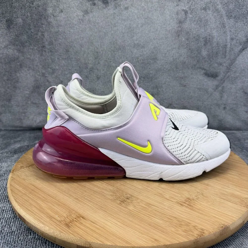 Nike Air Max 270 Shoes Boys Kids Size 7 Purple Athletic Sneakers CI1108-003